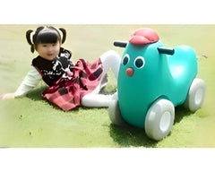 Indoor Mini Dog Children Plastic Ride-On Car - Green Shaped like a cute dog, this ride-on car online in Dubai and UAE at Mumzar.com better value compared to Noon, Amazon.ae, Carrefour, and Dubizzle when you shop for adults and kids at Mumzar.com free delivery in Dubai, Abu Dhabi, Sharjah, Ajman, Umm Al Quwain, Fujairah, and Ras Al Khaimah.