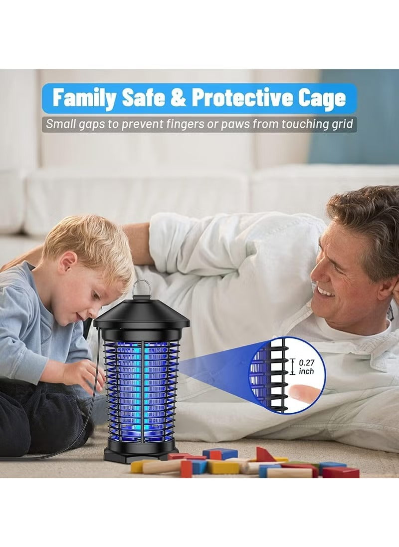 Huitich indoor mosquito killer lamp with family safe protective cage preventing finger contact