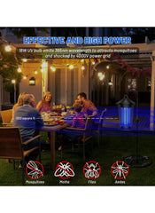 Huitich indoor mosquito killer lamp with 18W UV bulb and 4000V power grid for effective bug control