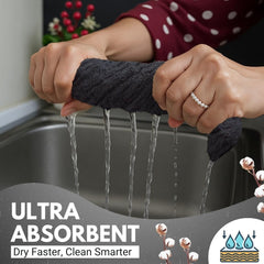 Infinitee Xclusives Cotton Kitchen Towels Pack Durable & Absorbent - Mumzar