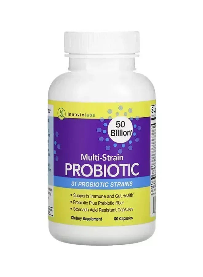 Multi-Strain Probiotic 50 Billion CFU – 60 Delayed-Release Capsules - Mumzar