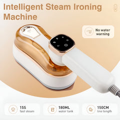 Huitich intelligent steam ironing machine with 15 seconds fast steam and 180ml water tank