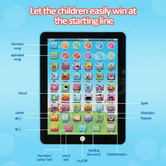 Huitich interactive educational tablet for kids with songs numbers letters and spelling activities