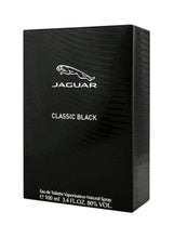 Jaguar Classic Black EDT box, black design with white logo and 100ml label