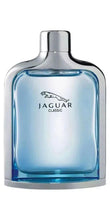 Jaguar Classic men’s EDT 100 ml spray bottle, clear blue glass with cap