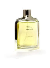 Jaguar Classic Gold EDT spray bottle, golden liquid in glass with metal cap