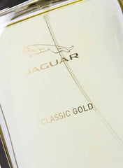 Jaguar Classic Gold for men 100ml perfume bottle featuring sleek design and sophisticated branding