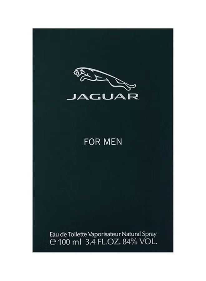 Jaguar EDT for Men 100ml packaging with sleek black design and silver logo