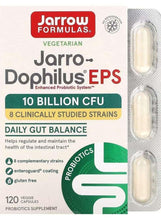 Probiotic veggie capsules blister pack with Jarro-Dophilus® EPS label