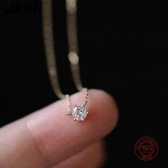 Jkeli 18k Gold Plated Necklace for Women with Zircon - Mumzar
