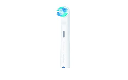 Jordan whitening electric toothbrush replacement head single white brush head with blue green bristles