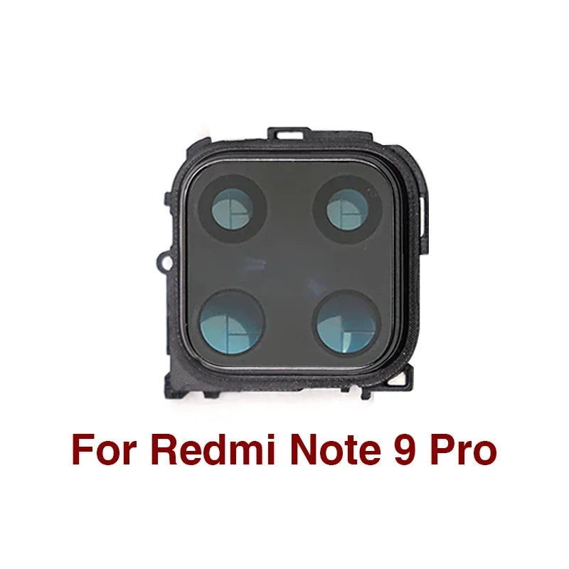 Mumzar Redmi Note 9S back cover replacement black quad camera lens cover protector for rear phone