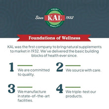 KAL Foundations of Wellness banner with quality seal and numbered points
