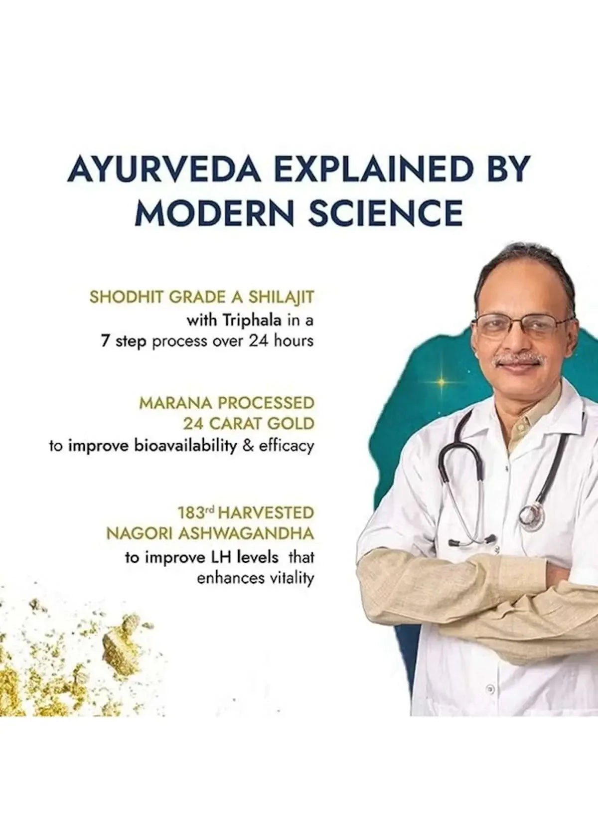 Shilajit Gold 60 Capsules - Mumzar