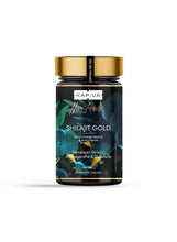 Kapiva Shilajit Gold capsules bottle with gold cap