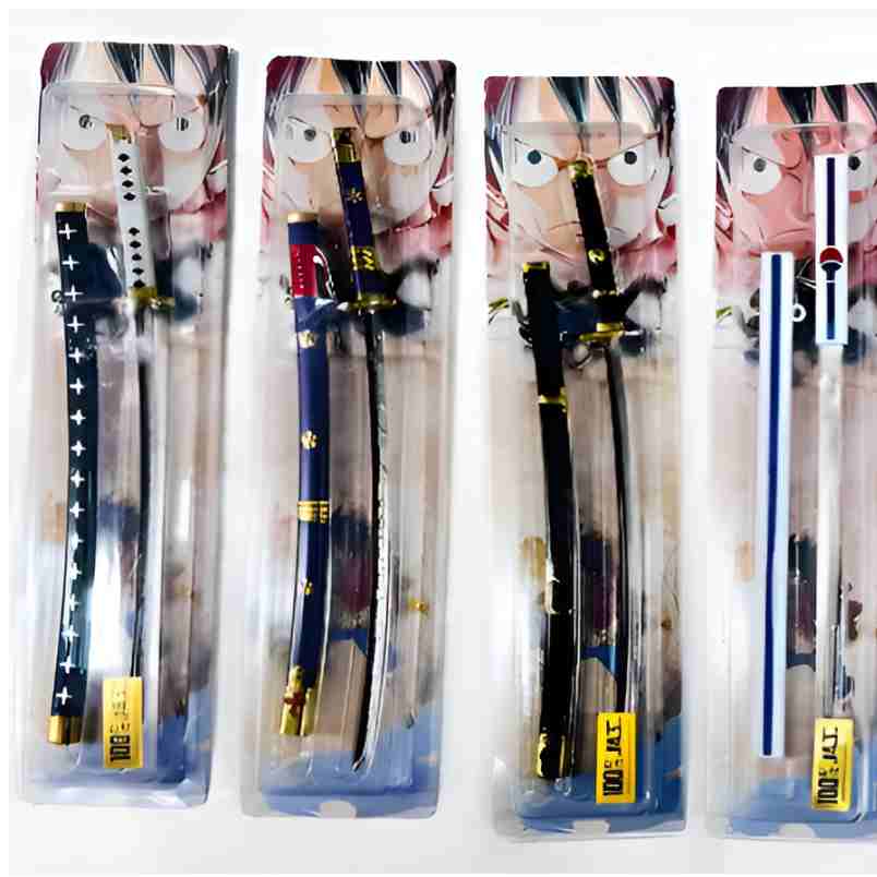 Huitich katana sword for imaginative play with colorful detailed scabbards in packaging for kids