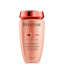 Pink Kérastase shampoo bottle with red cap, 250 ml