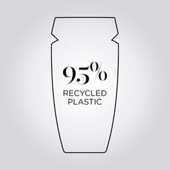 Kérastase Discipline sulfate-free shampoo bottle made from 95% recycled plastic for eco-friendly hair care