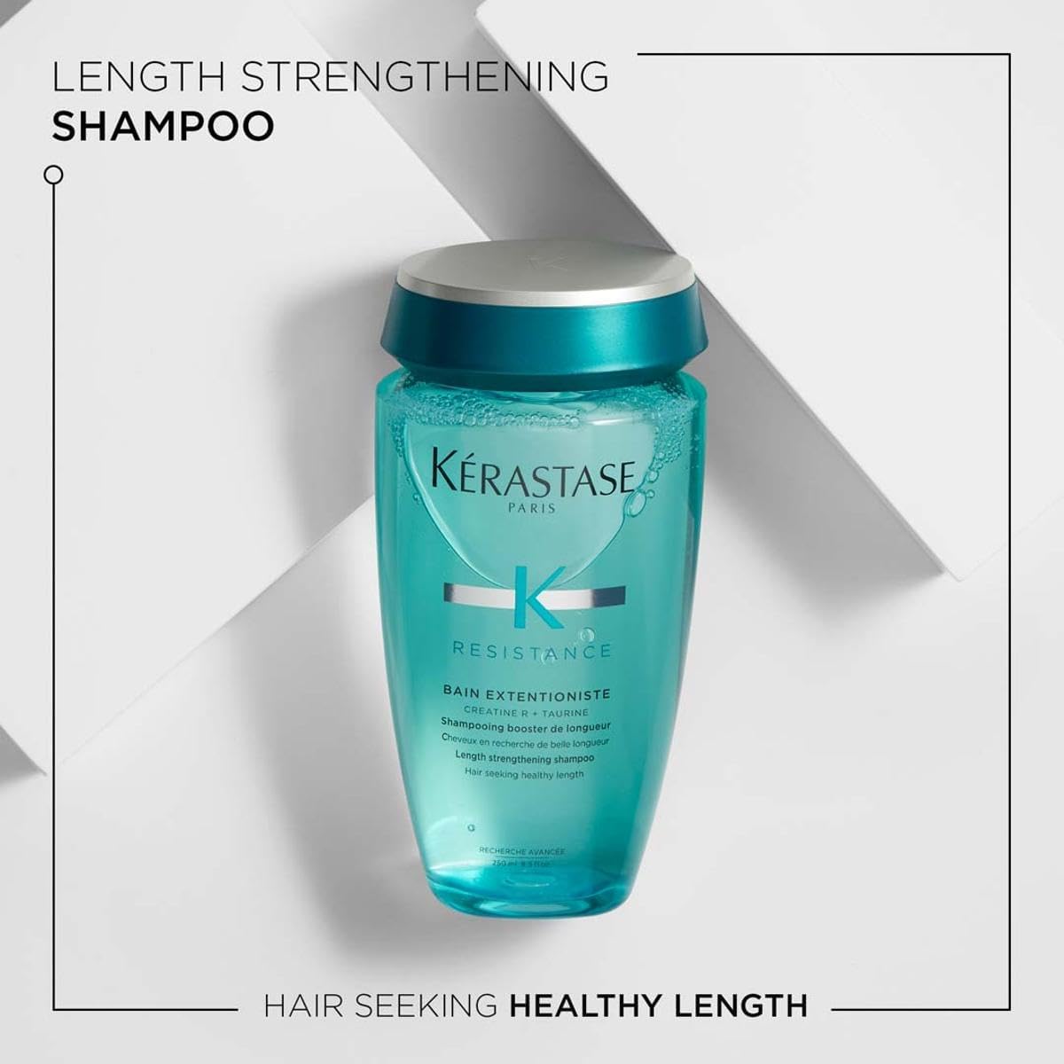 Kerastase Extensionist shampoo for hair growth in acrylic bottle for strengthening hair length