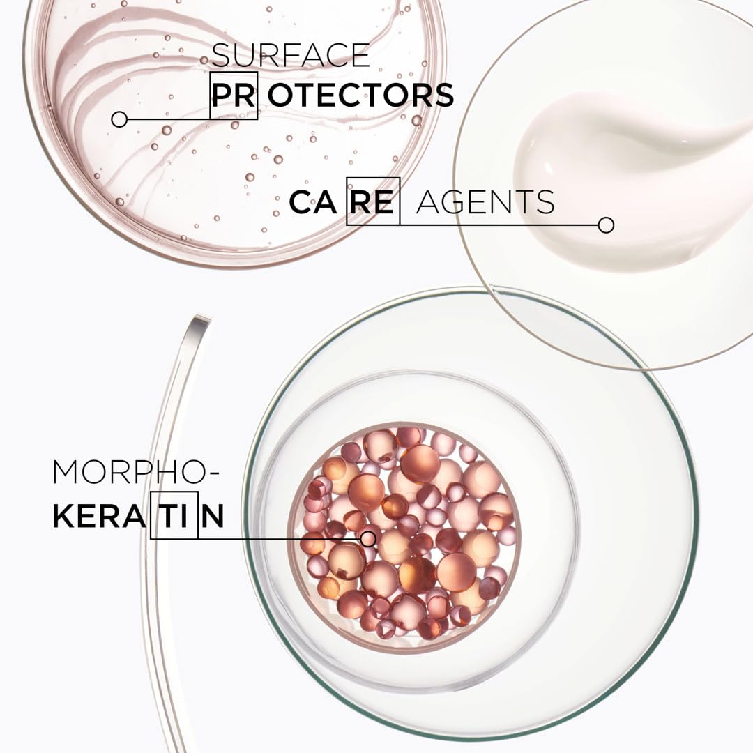 Kérastase frizz control spray ingredients showcasing surface protectors and care agents