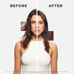 Before and after results using Kérastase Genesis anti-hair fall conditioner for healthier hair