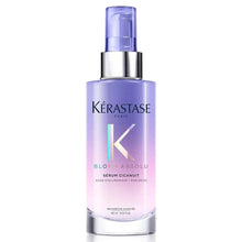 Overnight hair serum bottle with purple pump, Blonde Absolute 90 ml