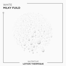 White milky lotion droplets texture diagram for heat protectant lotion