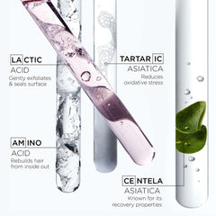 Kerastase moisturizing shampoo for color-treated hair with nourishing ingredients including acids and centella asiatica