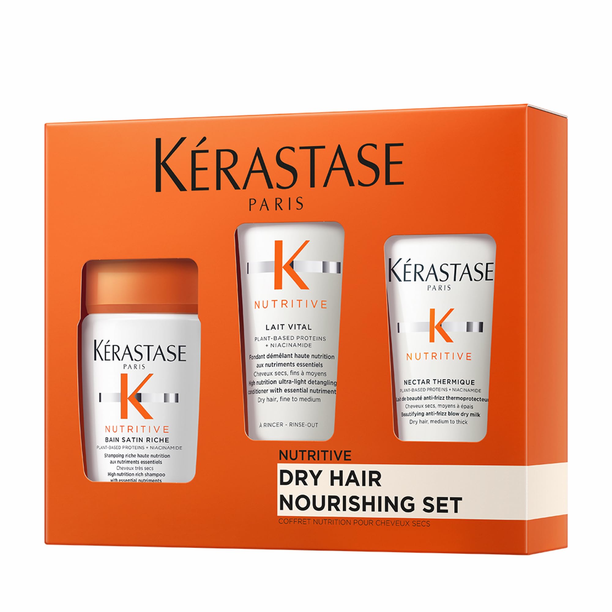 Kerastase Nutrition Discovery Kit UAE featuring nourishing hair care products for dry hair