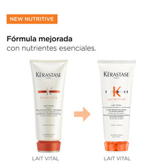 Kérastase Nutritive Lait Vital conditioner tube with improved formula for essential nourishment