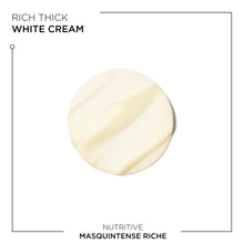 Thick white hair mask cream swatch