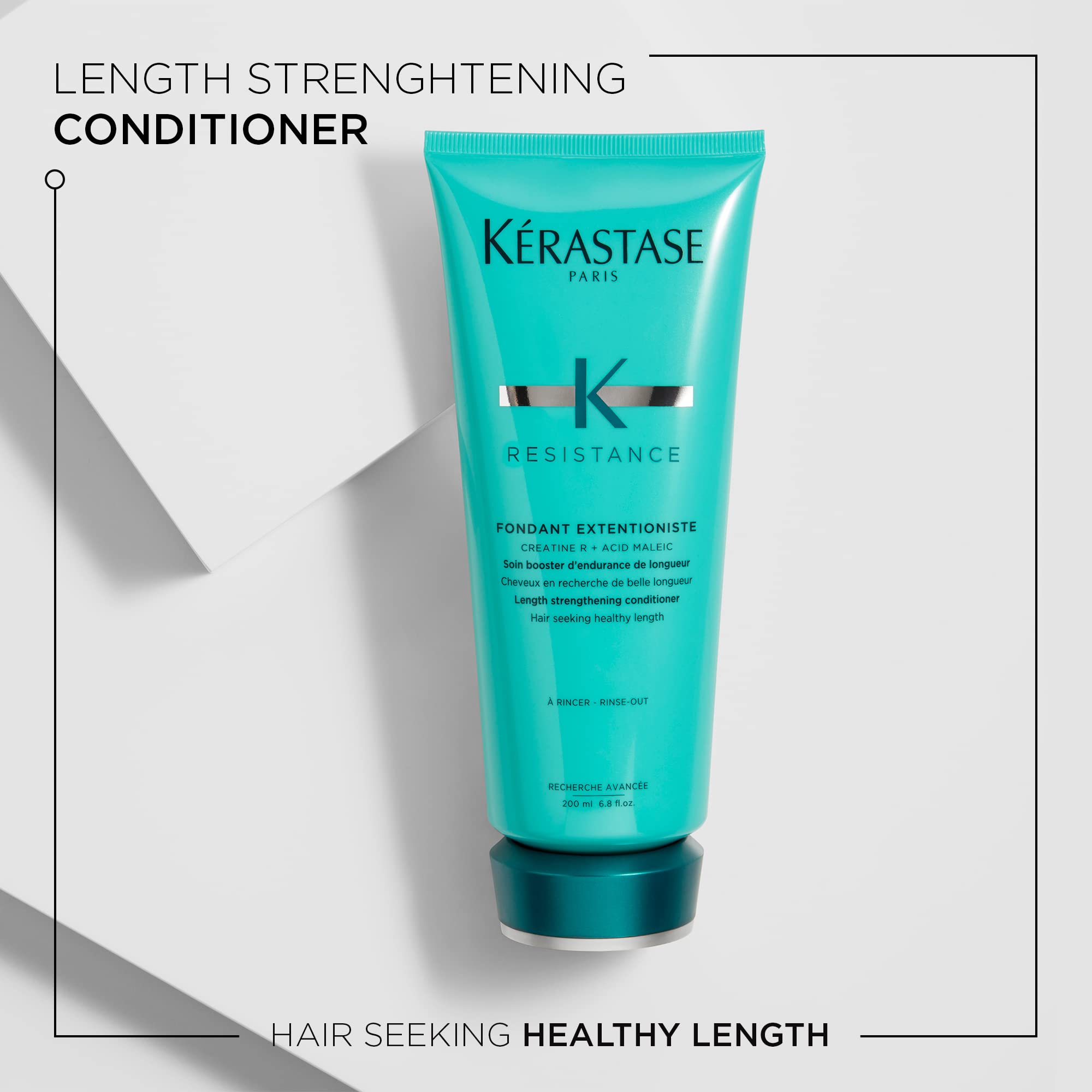 Kérastase Resistance Extensionist conditioner UAE in turquoise tube for length strengthening and healthy hair