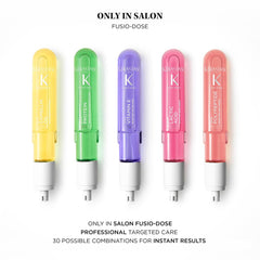 Keratase Fusio-Dose Professional Treatments in various colors for targeted hair care solutions