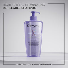 Kerastase blonde shampoo UAE in a refillable bottle for lightened or highlighted hair
