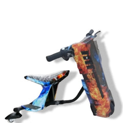 Winner sky kids flame design electric drifter with colorful flame graphics and ergonomic seat