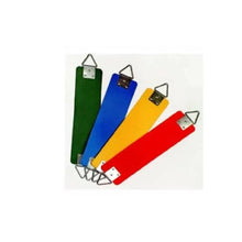 Colorful kids swing seat replacement boards with metal hanging plates and chains