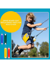 Huitich kids outdoor swing seat with vibrant colors, perfect for backyard playtime fun