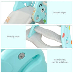 Huitich kids playground slide UAE with smooth edges and non-slip steps for safe play