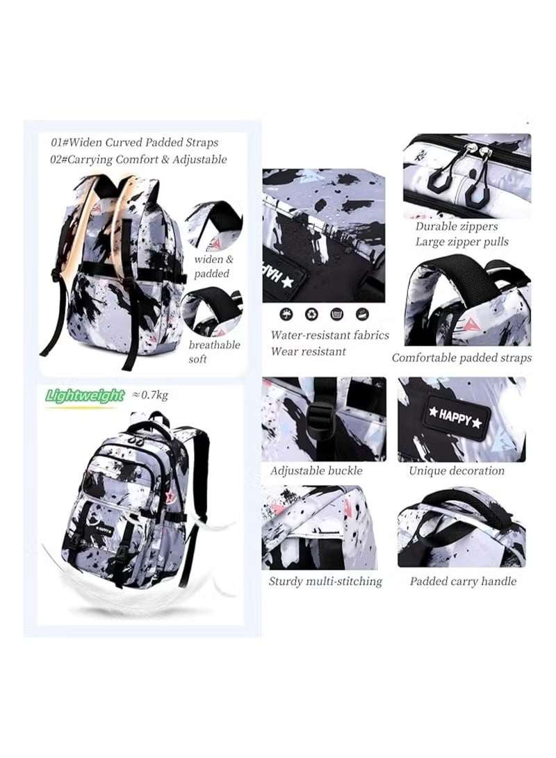 NIWEIYA kids rolling backpack with wheels featuring padded straps and wear-resistant fabric