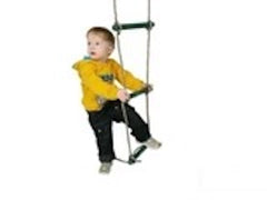 Huitich kids rope ladder with plastic rungs for outdoor play and climbing fun