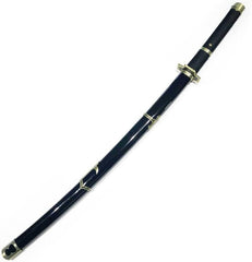 One Piece Roronoa Zoro cosplay sword by Huitich kids samurai sword costume accessory with black and gold detailing
