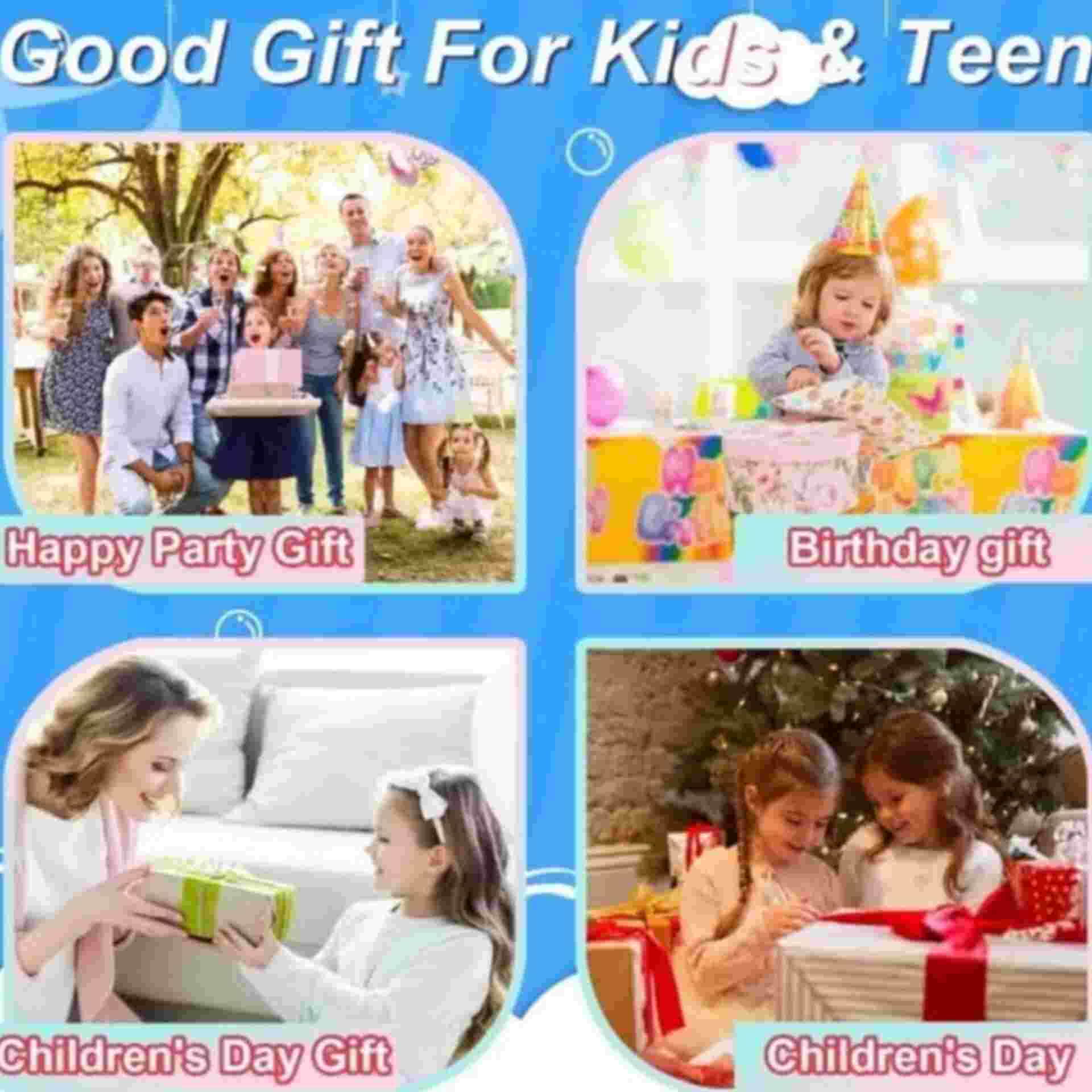 Mario Pop Push kids sensory stress relief game shown as perfect gift for kids and teens at parties and special occasions