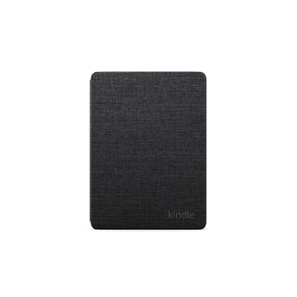 Huitich AMZ black fabric Kindle Paperwhite 11th Generation cover with minimalist design