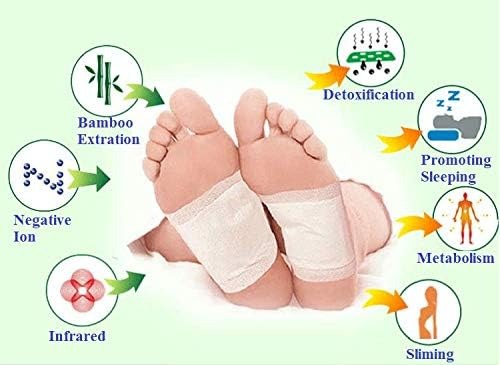 Kinoki detox foot patches UAE with bamboo extraction for detoxification and promoting sleep