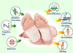 Kinoki detox foot patches UAE with bamboo extraction for detoxification and promoting sleep