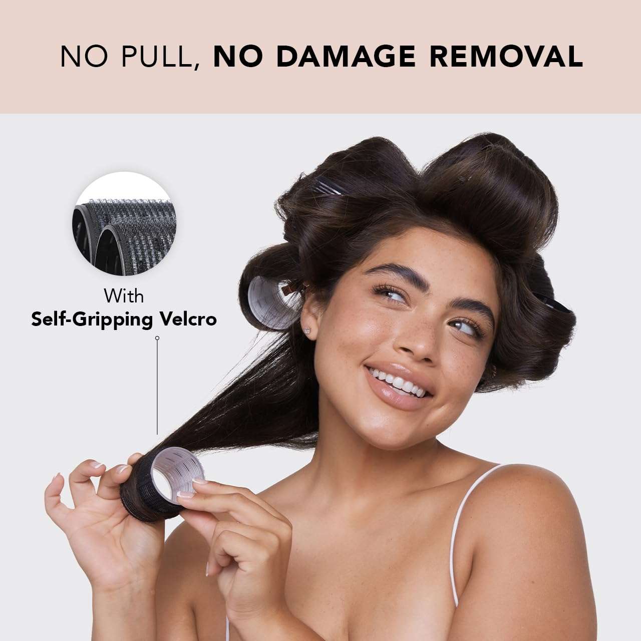 Kitsch best heatless curlers for waves with self-gripping velcro for no pull no damage hair styling