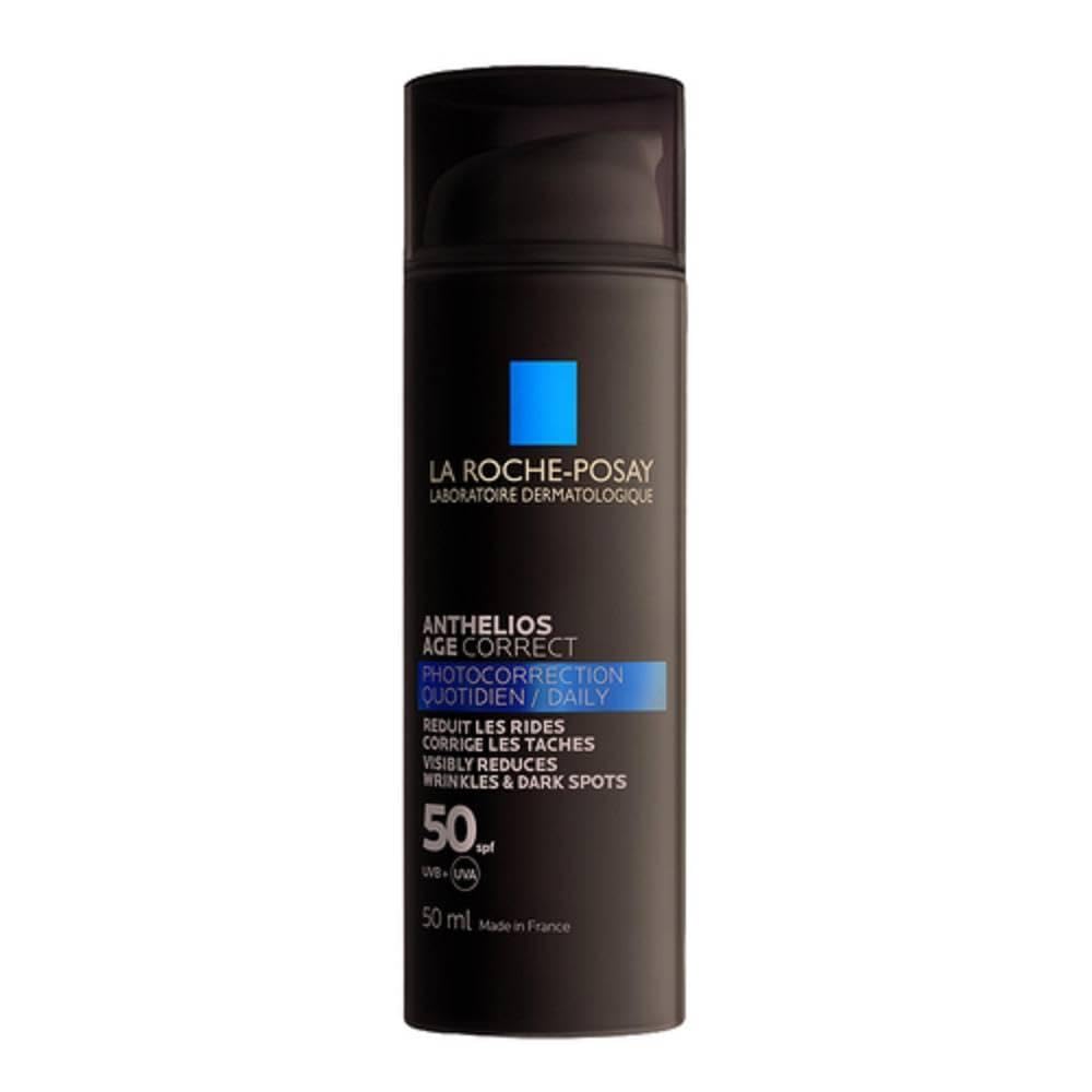 La Roche-Posay Anthelios Correct SPF 50 sunscreen in a 50ml bottle for daily photoprotection