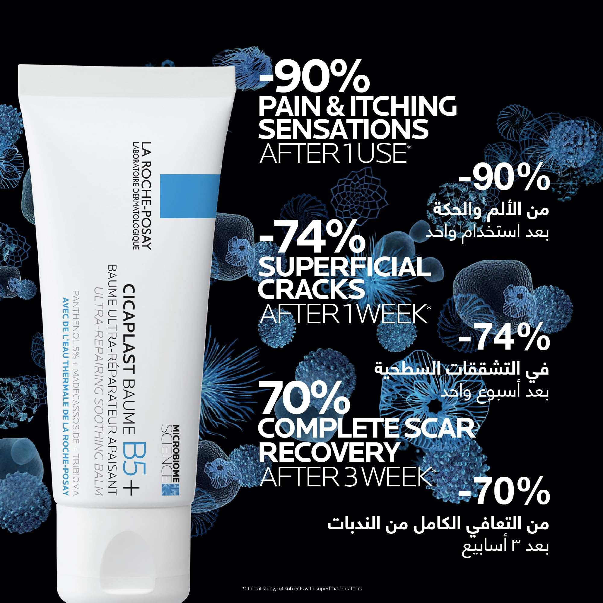 La Roche Posay Cicaplast Baume B5 UAE tube with benefits for pain relief and skin recovery
