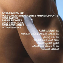 White Cicaplast B5+ balm smear on skin for post-procedure comfort