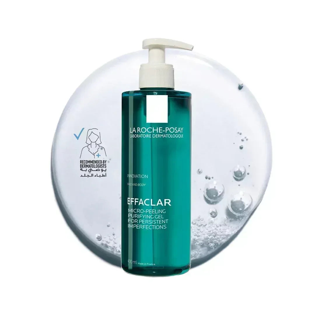 La Roche-Posay Effaclar Micropeeling Cleansing Gel with Salicylic Acid For Oily Skin - Mumzar